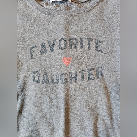 Erin & Sara x Suburban Riot Girl Size Small Favorite Daughter Crewneck Sweatshir - Picture 2 of 6
